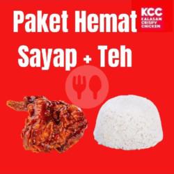 Paket Hemat Spicy Paha Bawah / Sayap