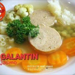 Sup Galantin   Nasi Putih