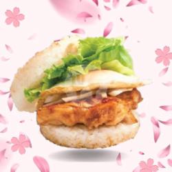 Teriyaki Chicken Rice Burger