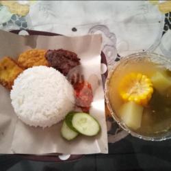 Nasi Empal Daging Sayur Asem