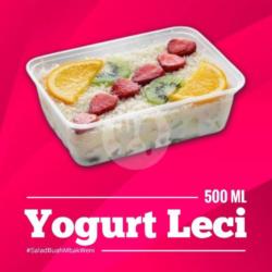 Yogurt Leci Topping Full Keju 500 Ml