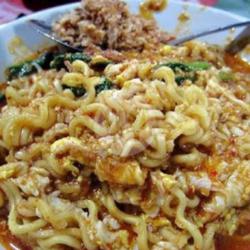 Mie Becek Telor Campur   Dadar