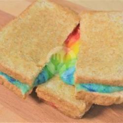 Roti Bakar Rainbow Mozarella