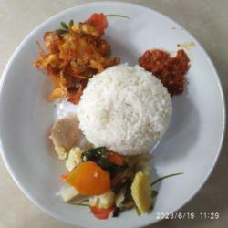 Paket Nasi Ikan Kapas Balado