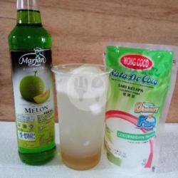 Es Degan Syrup Melon   Nata De Coco L