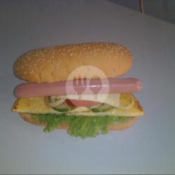 Hotdog Sosis   Telor   Keju