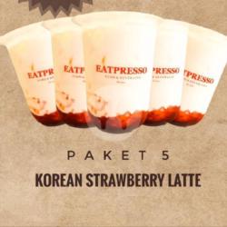 Bundle Korean Strawberry Latte