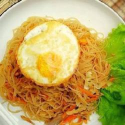 Bihun Goreng Double Telur