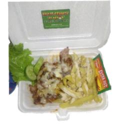 Chicken Clup Mozarella   French Fries