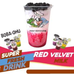 Ice Red Velvet Boba Signature