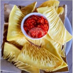 Bakara Goreng ( Sukun )   Sambel