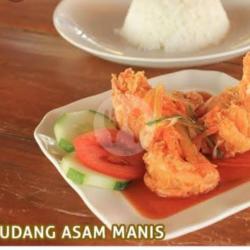 Nasi   Udang Asam Manis