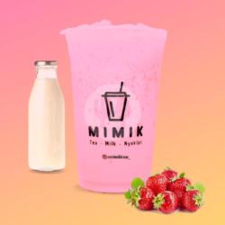 Ice Strawberry Milk