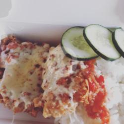 Nasi Geprek Mozarella