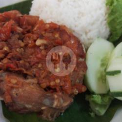 Nasi Ayam Goreng Sambal Geprek (dada)