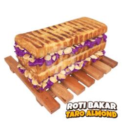 Roti Bakar Taro Almond