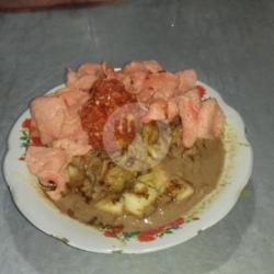 Lonton Ceker Bumbu Kacang   Telor Cabe