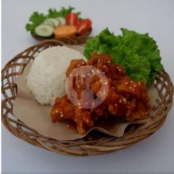 Chicken Barbeque Rice Set