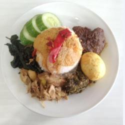 Nasi Rendang   Telor