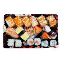 Salmon Tamago Uramaki Sushi Platter