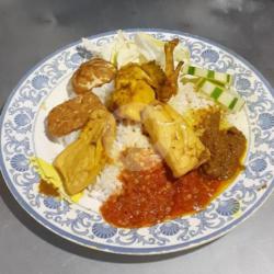 Nasi Sayap Ayam Tahu Tempe Goreng