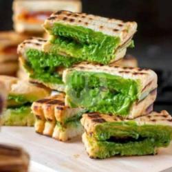 Roti Bakar Greentea Glaze Susu (5)