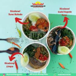 Nasi Sayur   Sambal   Kepala Patin Gulai   Packing Ricebowl