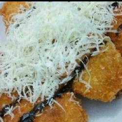 Pisang Krispy Toping Keju