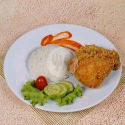 Ayam Geprek Nasi   Es Susu Mangga