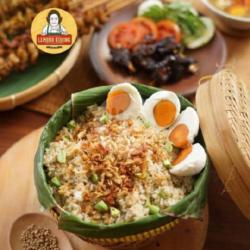 Nasi Bakul Pete Telur Asin