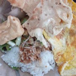 Nasi Pecel Telor Dadar