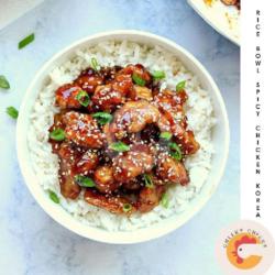 Rice Bowl Korean Spicy Chicken