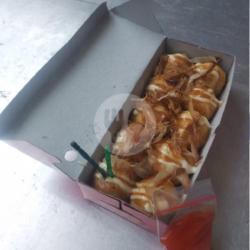 Takoyaki 10 Pcs Isi Gurita, Stik Kepiting, Keju