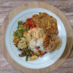 Nasi Sayur   Ayam Rendang