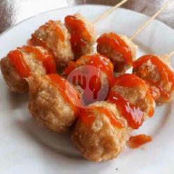 Sate Bakso Sapi Goreng Telur