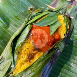 Nasi Kuning Bakar Udang