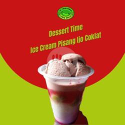 Ice Cream Pisang Ijo Coklat