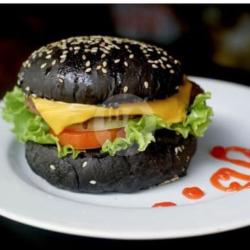 Chicken Cheese Black Burger