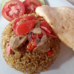 Nasi Goreng Basis. (bakso Sosis)