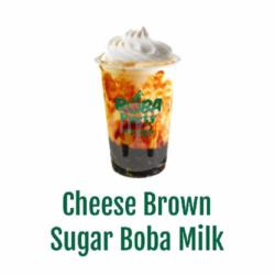 Cheese Brown Sugar Boba Milk