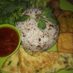 Nasi Tutug Oncom Telor