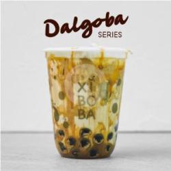 Salted Caramel Dalgona Boba