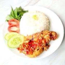 Paket Hemat Nasi Ayam Geprek Super