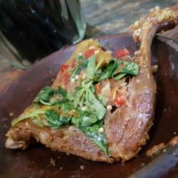 Bebek Penyet Sambal Lalapan