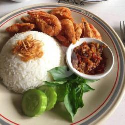 Nasi Udang Goreng Tepung