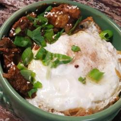 Penang Caramelized Pork Curry (rendang Babi) With Sunny Egg Ricebowl