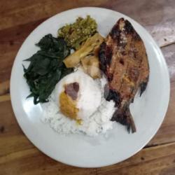Nasi Bawal Bakar