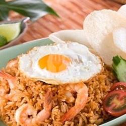 Nasi Goreng Udang Plus Telor Ceplok