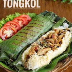 Nasi Bakar Ikan Tongkol Pedas