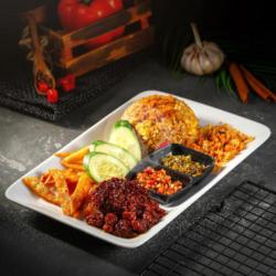 Nasi Wangi Spesial Rendang Sambal Ijo (pedas Manis)